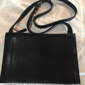 Calvin Klein 205W39NYC Leather Logo Crossbody Bag